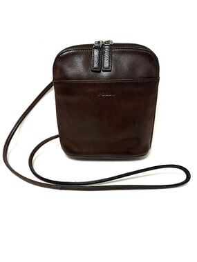 Fossil Brown Leather Small Crossbody Bag